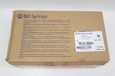 BD 309647 Slip Tip Syringe 5ml - Box of 125